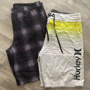 Hurley Board Short Hybrid Pair